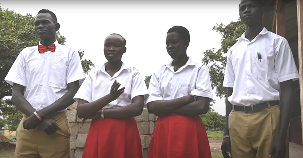 Isaac, Monica, Mary and Abraham talk about the school improvements