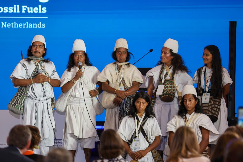 Indigenous community at the Santa Marta Conference