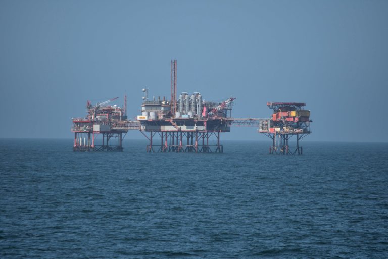 Platform in the North Sea