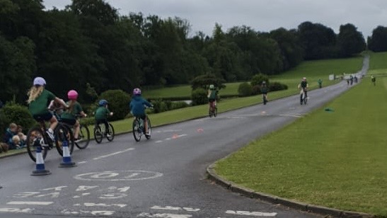 Children cycling